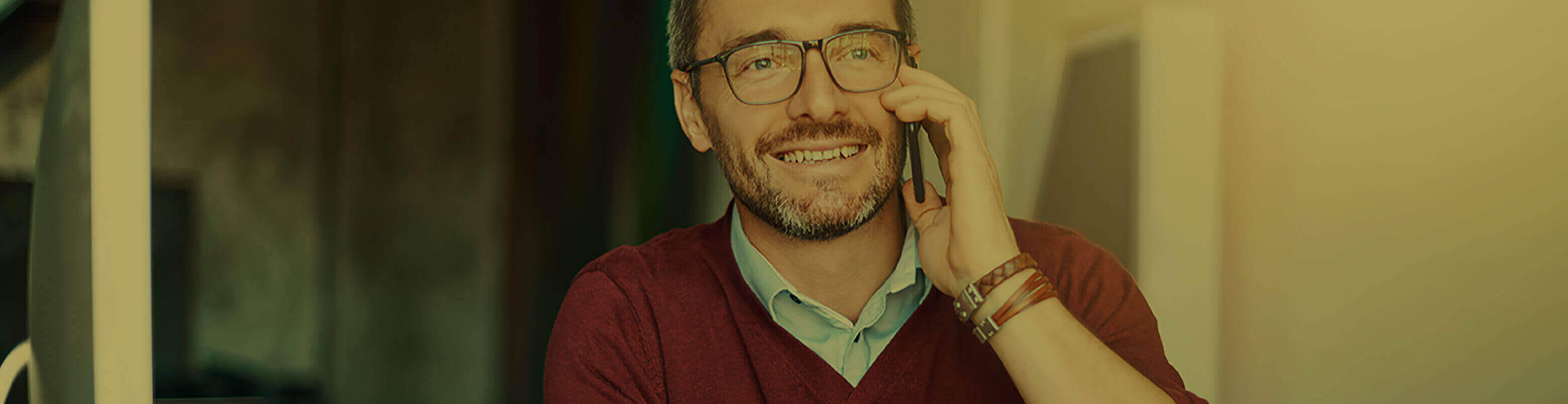 man in glasses in Fort Smith Arkansas